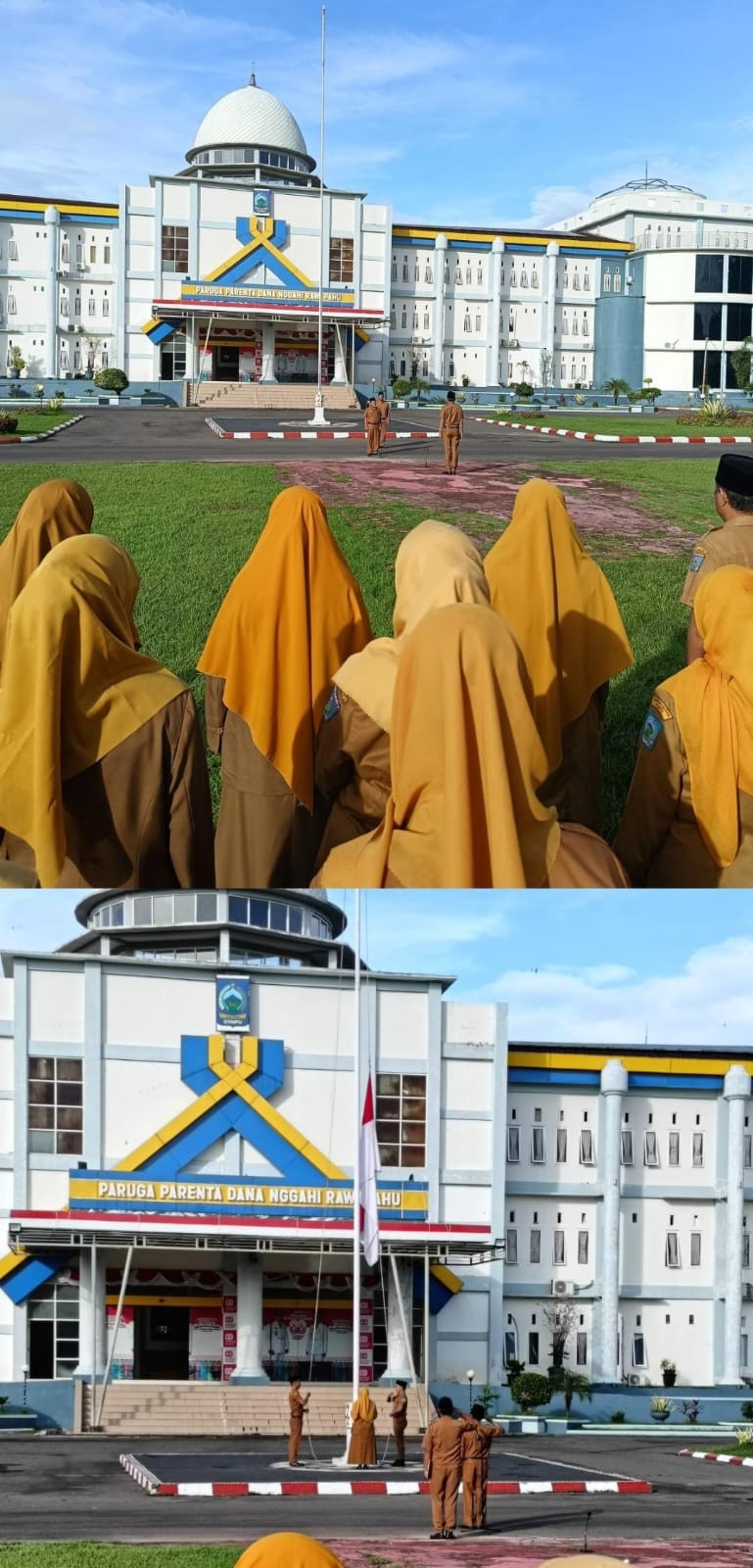 Apel Senin di Klaster Beringin Dompu, Pj Sekda Tekankan Tiga Aspek Kinerja ASN